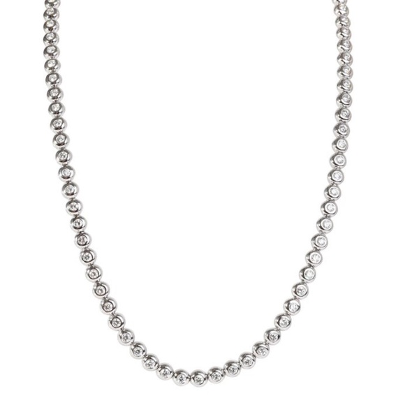 Tiffany & Co. Diamond Necklace in Platinum, '5.50 CTW' - Picture 2 of 11